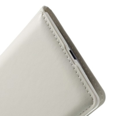 Samsung Galaxy S3 baltas odinis atverčiamas „Smart Window“ dėklas su langeliu / Priedai.lt