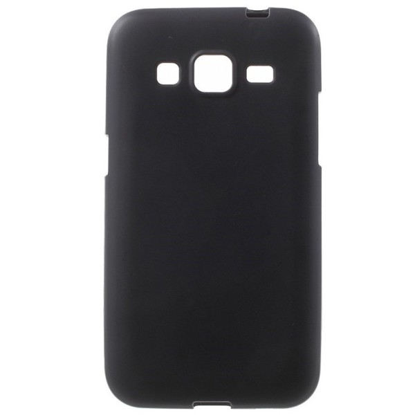 Kieto silikono (TPU) dėklas - juodas (Galaxy Core Prime)