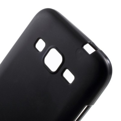 Samsung Galaxy Core Prime (G360) kieto silikono TPU juodas dėklas - nugarėlė / Priedai.lt