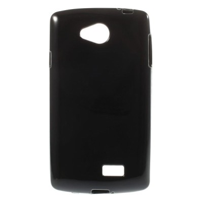 LG F60 (D390) kieto silikono TPU juodas dėklas - nugarėlė / Priedai.lt