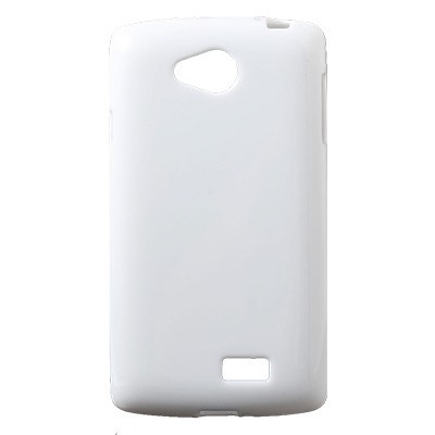LG F60 (D390) kieto silikono TPU baltas dėklas - nugarėlė / Priedai.lt