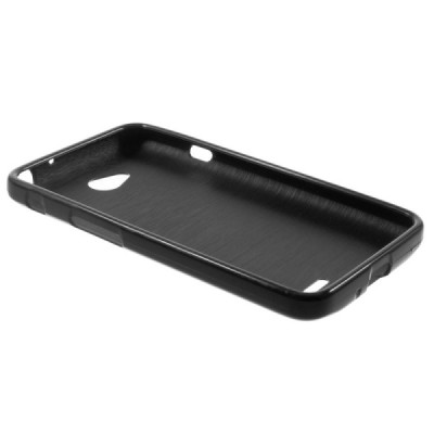 LG L65 kieto silikono TPU juodas dėklas - nugarėlė / Priedai.lt