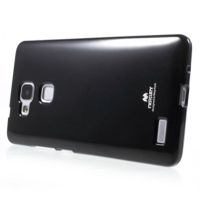 Huawei Ascend Mate 7 juodas Mercury kieto silikono (TPU) dėklas / Priedai.lt