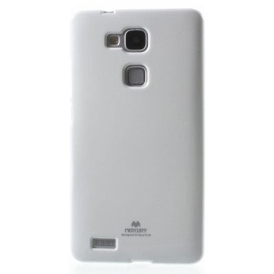 Huawei Ascend Mate 7 baltas Mercury kieto silikono (TPU) dėklas / Priedai.lt