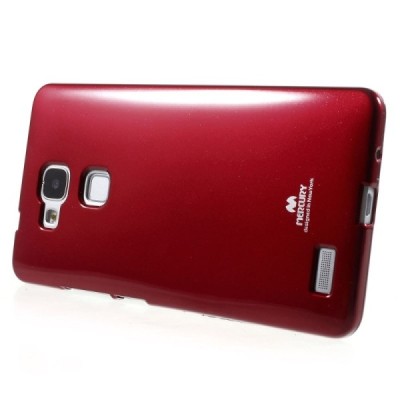 Huawei Ascend Mate 7 raudonas Mercury kieto silikono (TPU) dėklas / Priedai.lt