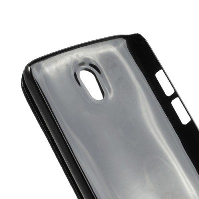 Klasikinis atverčiamas HTC Desire 500 juodas dėklas / Priedai.lt