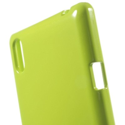 Sony Xperia T3 žalias Mercury kieto silikono (TPU) dėklas / Priedai.lt