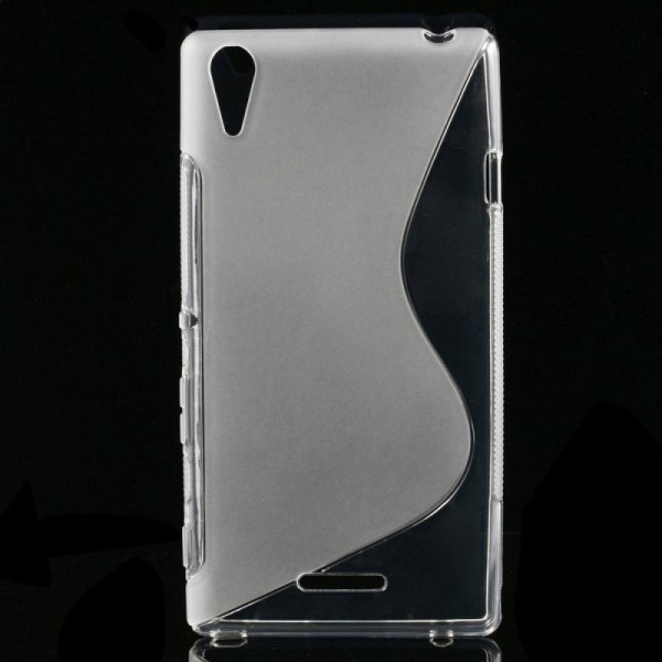 Kieto silikono (TPU) dėklas - skaidrus (Xperia T3)