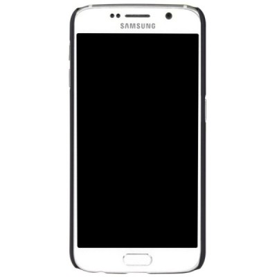 Samsung Galaxy S6 (G920) Nillkin Frosted Shield juodas plastikinis dėklas + apsauginė ekrano plėvelė / Priedai.lt