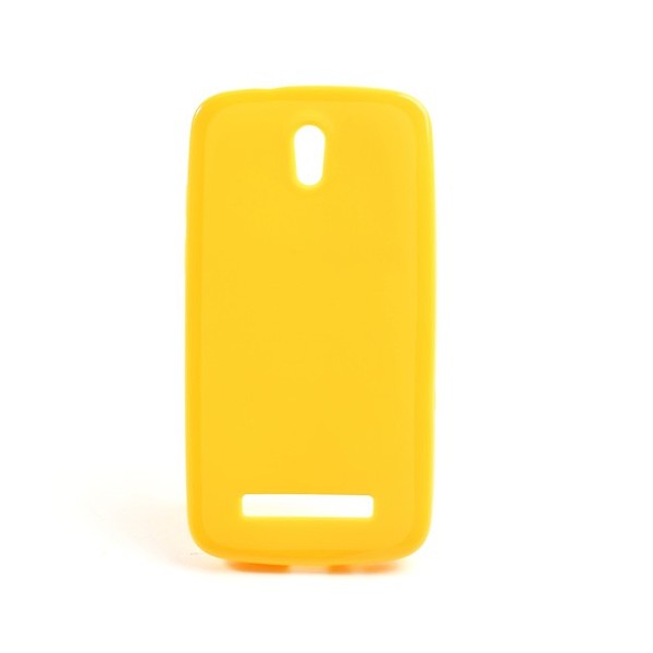 „Jelly Case“ dėklas - geltonas (Desire 500)