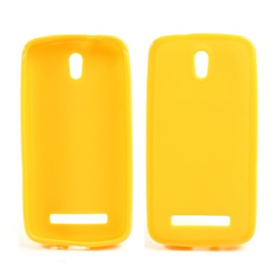 „Jelly Case“ HTC Desire 500 geltonas dėklas / Priedai.lt