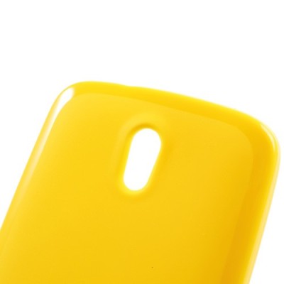 „Jelly Case“ HTC Desire 500 geltonas dėklas / Priedai.lt
