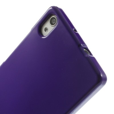 Huawei Ascend P7 Mercury violetinis kieto silikono TPU dėklas - nugarėlė / Priedai.lt