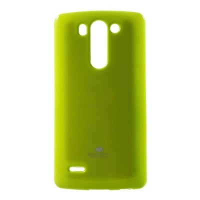 LG G3 S (Beat) D722 žalias Mercury kieto silikono (TPU) dėklas / Priedai.lt