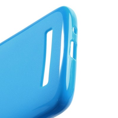 „Jelly Case“ HTC Desire 500 mėlynas dėklas / Priedai.lt