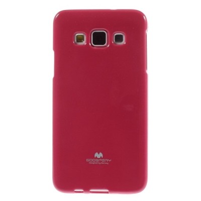 Samsung Galaxy A3 tamsiai rožinis Mercury kieto silikono (TPU) dėklas / Priedai.lt
