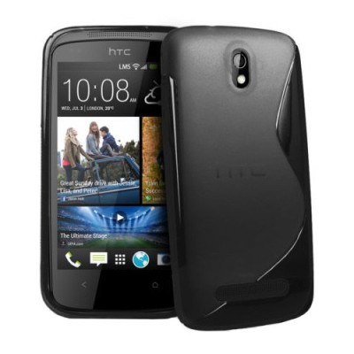 HTC Desire 500 juodas dėklas / Priedai.lt