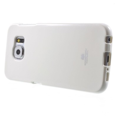 Samsung Galaxy S6 (G920) Mercury baltas kieto silikono tpu dėklas - nugarėlė / Priedai.lt