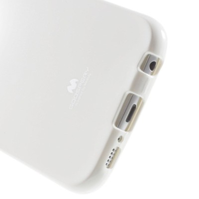 Samsung Galaxy S6 (G920) Mercury baltas kieto silikono tpu dėklas - nugarėlė / Priedai.lt