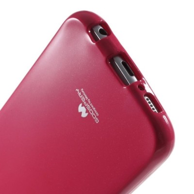 Samsung Galaxy S6 (G920) Mercury tamsiai rožinis kieto silikono tpu dėklas - nugarėlė / Priedai.lt