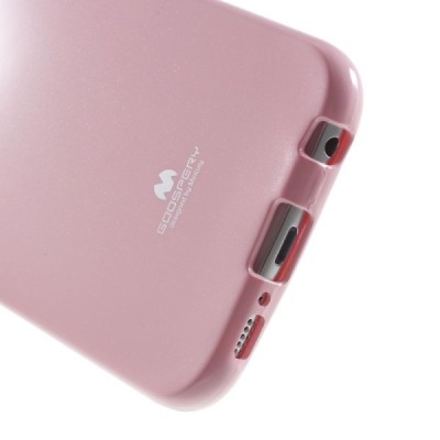 Samsung Galaxy S6 (G920) Mercury šviesiai rožinis kieto silikono tpu dėklas - nugarėlė / Priedai.lt