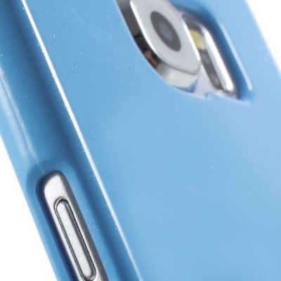 Samsung Galaxy S6 (G920) Mercury šviesiai mėlynas kieto silikono tpu dėklas - nugarėlė / Priedai.lt