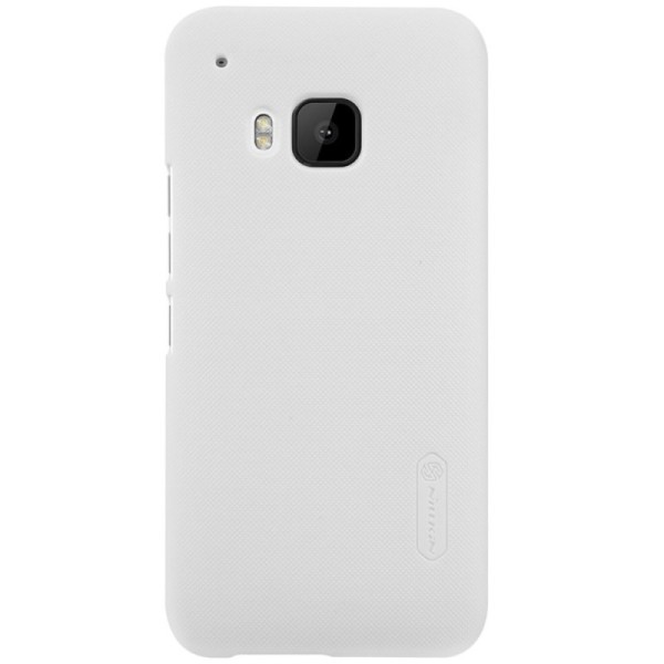 „Nillkin“ Frosted Shield dėklas - baltas + apsauginė ekrano plėvelė (One M9)
