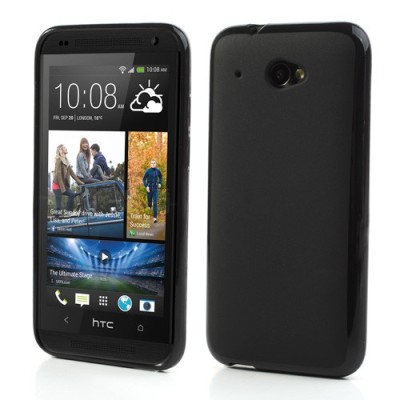 „Jelly Case“ HTC Desire 601 juodas dėklas / Priedai.lt