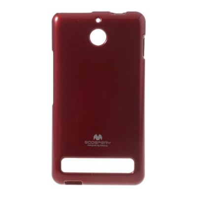 Sony Xperia E1 Mercury raudonas kieto silikono tpu dėklas - nugarėlė / Priedai.lt