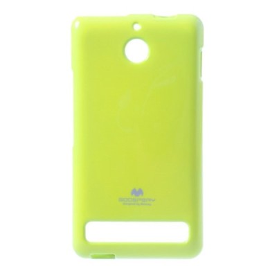 Sony Xperia E1 Mercury žalias kieto silikono tpu dėklas - nugarėlė / Priedai.lt
