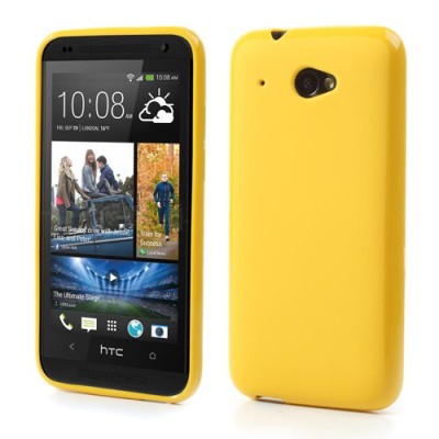 „Jelly Case“ HTC Desire 601 geltonas dėklas / Priedai.lt