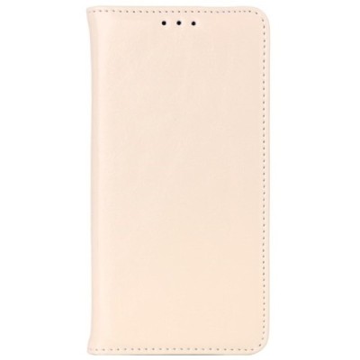 Huawei Honor 6 solidus atverčiamas smėlio spalvos odinis dėklas - knygutė / Priedai.lt