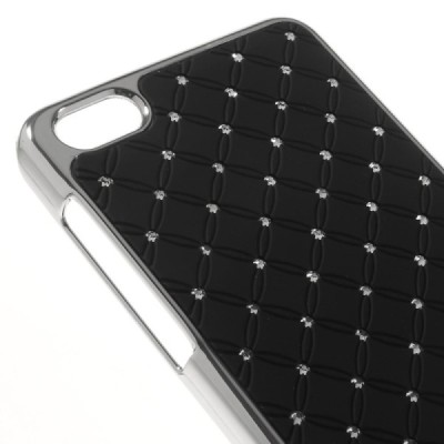 Huawei Honor 6 elegantiškas juodas dėklas su blizgučiais / Priedai.lt