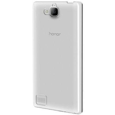 Huawei Honor 3C plastikinis skaidrus (permatomas) dėklas - nugarėlė / Priedai.lt