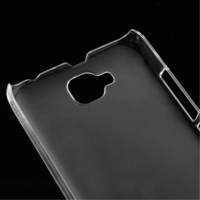 Huawei Honor 3C plastikinis skaidrus (permatomas) dėklas - nugarėlė / Priedai.lt