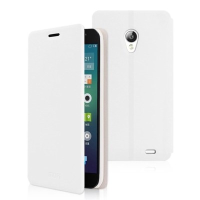 „Mofi“ Rui serijos Meizu MX3 baltas odinis atverčiamas dėklas / Priedai.lt