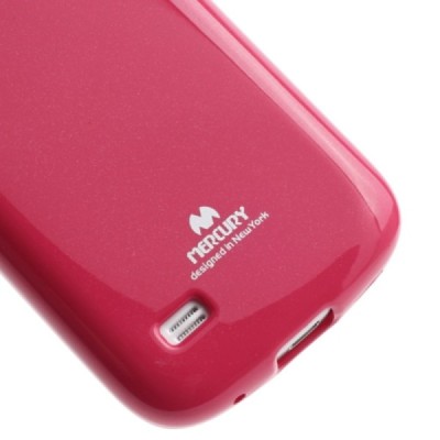 Mercury tamsiai rožinis Samsung Galaxy S4 mini TPU kieto silikono dėklas (nugarėlė) / Priedai.lt