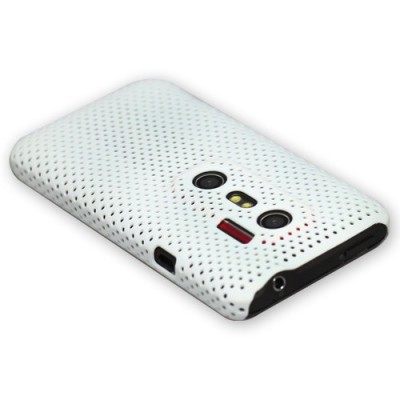 Tinklelio formos HTC Evo 3D baltas dėklas / Priedai.lt