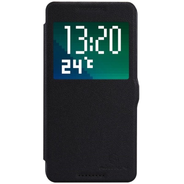 „Nillkin“ Fresh atverčiamas dėklas - juodas (Desire 820)