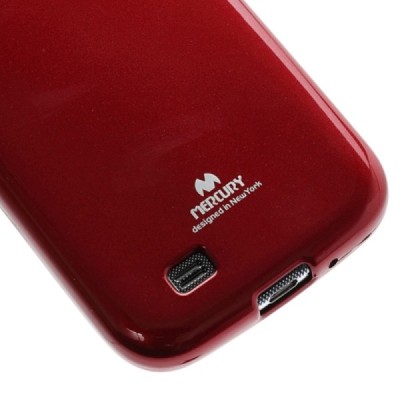 Samsung Galaxy S4 raudonas Mercury kieto silikono (TPU) dėklas / Priedai.lt