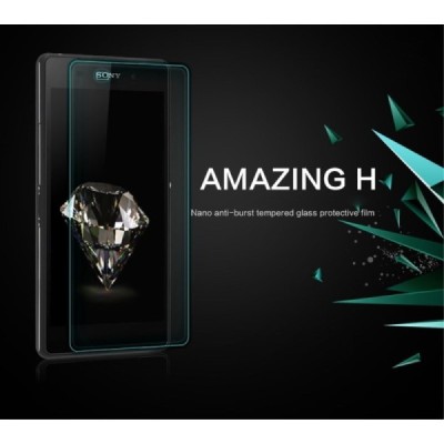 Sony Xperia Z2 „Nillkin“ H Tempered Glass sustiprintos apsaugos apsauginis ekrano stiklas 0.33 mm / Priedai.lt