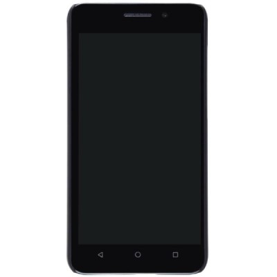 Huawei Honor 4X Nillkin Frosted Shield juodas plastikinis dėklas + apsauginė ekrano plėvelė / Priedai.lt
