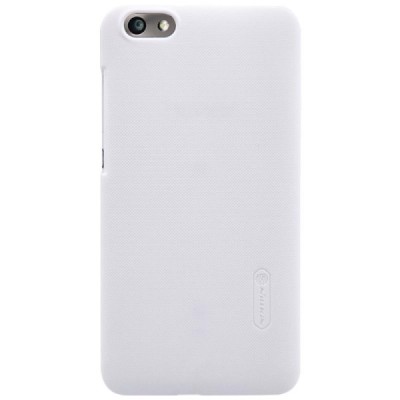 Huawei Honor 4X Nillkin Frosted Shield baltas plastikinis dėklas + apsauginė ekrano plėvelė / Priedai.lt