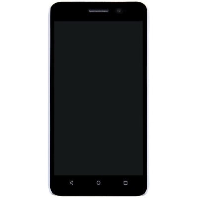 Huawei Honor 4X Nillkin Frosted Shield baltas plastikinis dėklas + apsauginė ekrano plėvelė / Priedai.lt