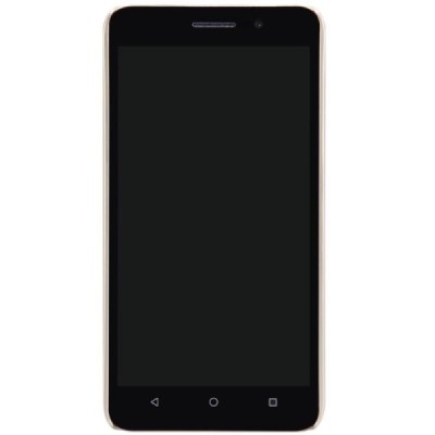 Huawei Honor 4X Nillkin Frosted Shield auksinis plastikinis dėklas + apsauginė ekrano plėvelė / Priedai.lt