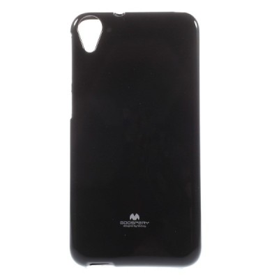 HTC Desire 820 juodas Mercury kieto silikono (TPU) dėklas / Priedai.lt
