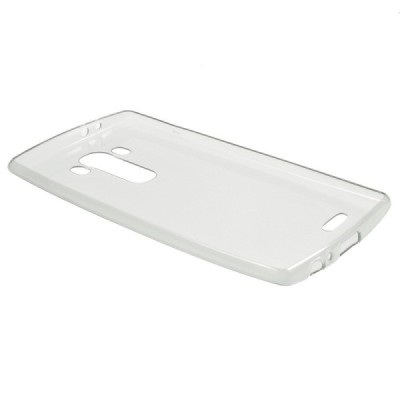 LG G4 skaidrus (permatomas) kieto silikono TPU ploniausias pasaulyje pilkas dėklas / Priedai.lt