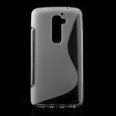 „S-Curve“ skaidrus LG G2 dėklas (dėkliukas) / Priedai.lt