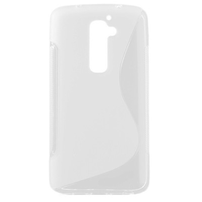 „S-Curve“ skaidrus LG G2 dėklas (dėkliukas) / Priedai.lt