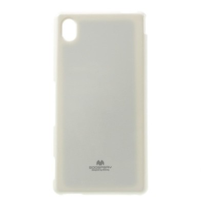 Sony Xperia M4 Aqua baltas Mercury kieto silikono (TPU) dėklas / Priedai.lt